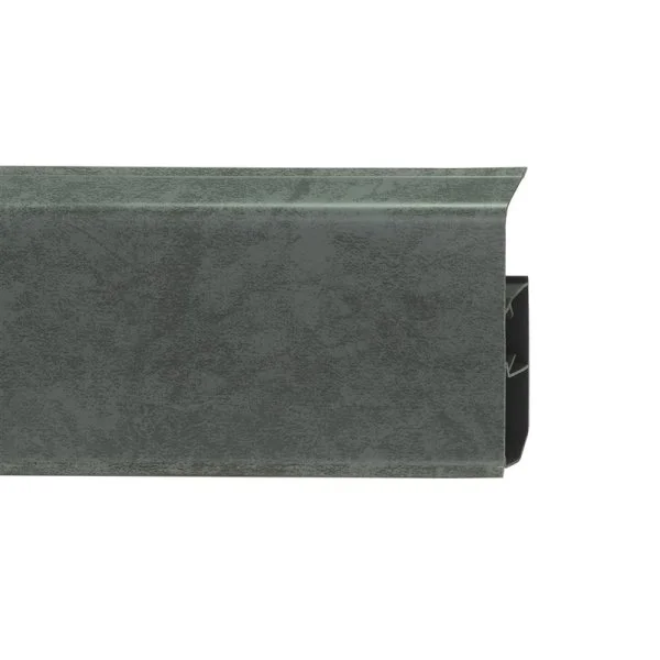 Пластиковый плинтус Royce №340 Мрамор Тёмный (80х24х2200мм) в Кирове