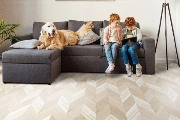 Пробковое покрытие CorkStyle Chevron Creme в Кирове