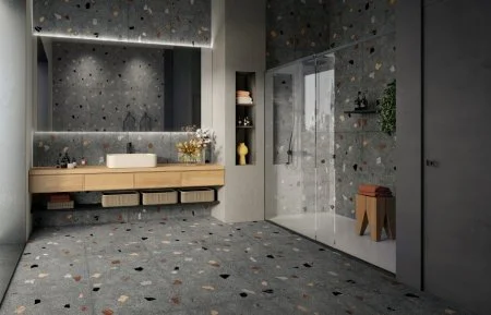 Керамогранит Coliseum Палладио Блэк 60х120 (Натуральный и Реттифицированный) в Кирове