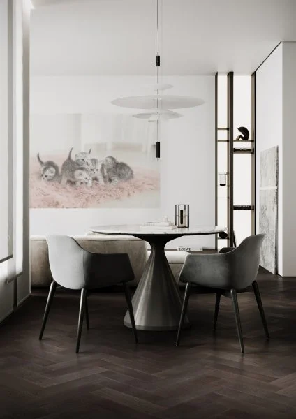 Паркетная доска Quartz Parquet Штучный паркет Дуб Смоляной 44-1258-01 в Кирове