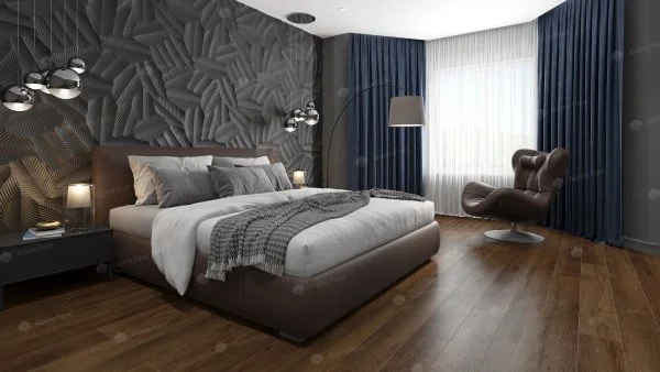 Кварц-виниловая плитка Alpine Floor Premium XL Дуб Шоколадный ЕСО 7-18, 8 мм. 43 класс в Кирове