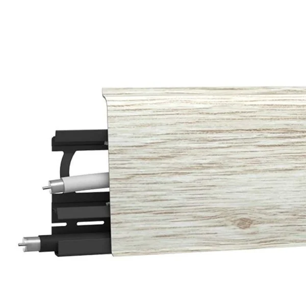 Плинтус пластиковый Arbiton INDO70 135 Дуб Платиновый 2,5 м в Кирове