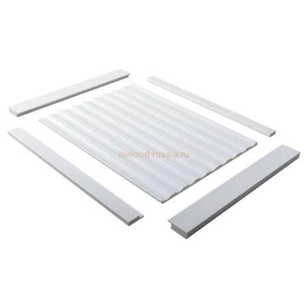 Финишный молдинг LF124A NP правый белый (42х12х2700мм) в Кирове