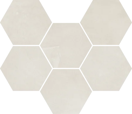 Керамогранит Italon Континуум Полар Мозаика Гексагон (Натуральная 25х29) в Кирове