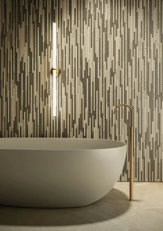 Керамогранит Italon Метрополис Вставка Стрип Ворм 26х75 (Натуральная) в Кирове