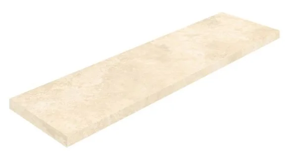 Керамогранит Coliseum Аурелия Уайт Ступень угловая левая (Натуральный, 33х120) в Кирове