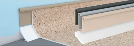 Коннелюрный плинтус Bonkeel Верхняя бежевая часть (28х5х2200мм) в Кирове