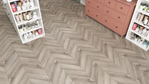 Кварц-виниловая плитка Alpine Floor Chevron Дуб Исида ECO 20-8 (2,5 мм. 43 класс) в Кирове