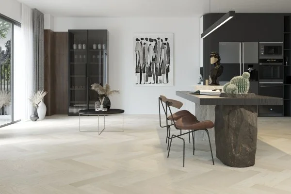 Паркетная доска Quartz Parquet Английская Ёлка Дуб Песочный 33-408 в Кирове