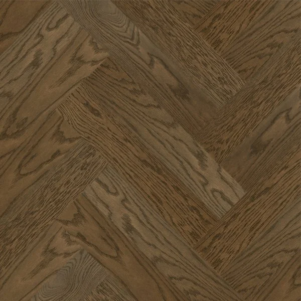 Паркетная доска Quartz Parquet Английская Ёлка Дуб Брауни 33-413 в Кирове