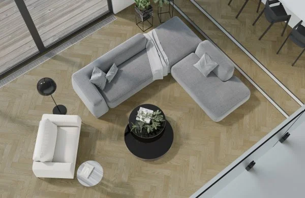 Паркетная доска Quartz Parquet Английская Ёлка Дуб Карельский 33-419 в Кирове