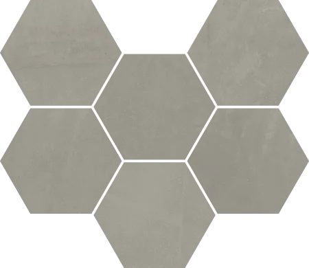 Керамогранит Italon Континуум Айрон Мозаика Гексагон (Натуральная 25х29) в Кирове