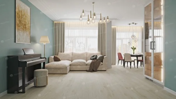 Каменно-полимерная плитка Alpine Floor Solo Модерато ECO 14-11, 3,5 мм 34 класс в Кирове