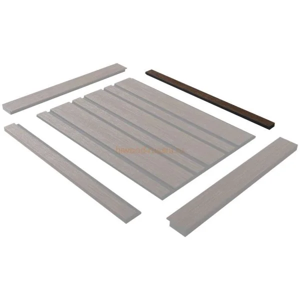 Финишный молдинг LF124B BR396K левый декорированный (31х12х2700мм) в Кирове