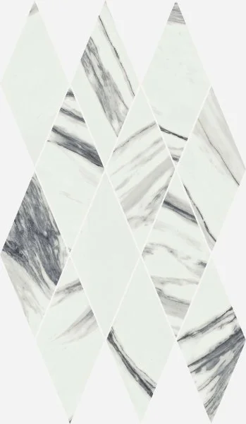 Керамогранит Italon Шарм Делюкс Статуарио Фантастико 28х48 мозаика Даймонд (Люкс) в Кирове