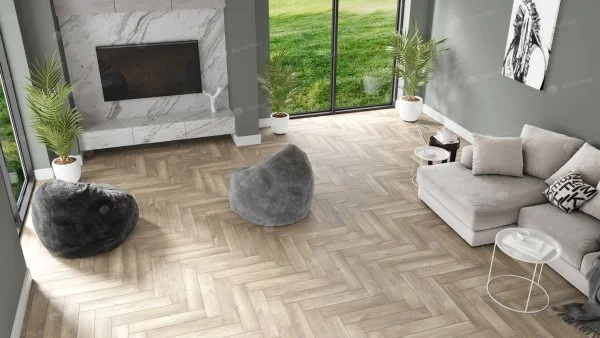 Кварц-виниловая плитка Alpine Floor Parquet Дуб Натуральный Отбеленный ЕСО 16-5 2.5 мм. 43 класс в Кирове