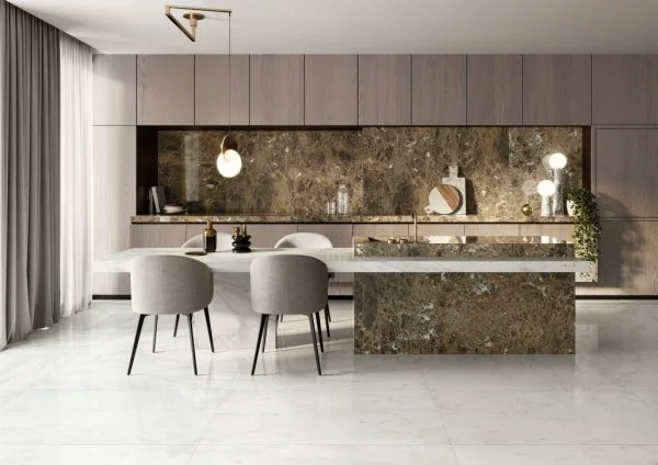 Керамогранит Italon Шарм Делюкс Бьянко Микеланджело 60х120 (Паттинированная и реттифицированная) в Кирове