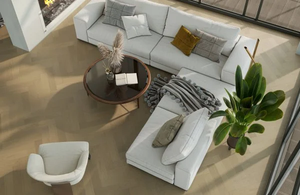 Паркетная доска Quartz Parquet Английская Ёлка Дуб Шампань 33-414 в Кирове