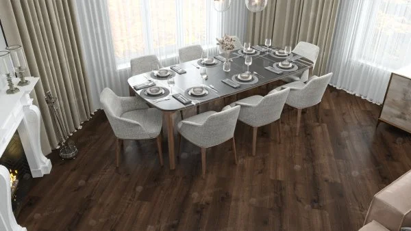 Каменно-полимерная плитка Alpine Floor Real Wood Дуб Мокка ECO 2-2, 6 мм 43 класс в Кирове