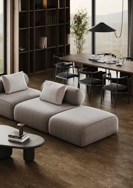 Паркетная доска Quartz Parquet Штучный паркет Дуб Брауни 44-413 в Кирове