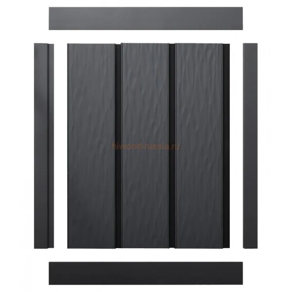 Финишный молдинг LF124A GR15K правый декорированный (42х12х2700мм) в Кирове