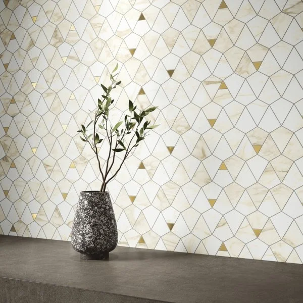 Керамогранит Italon Этернум Каррара Мозаика Вертекс 25.8х30 (Натуральная) в Кирове