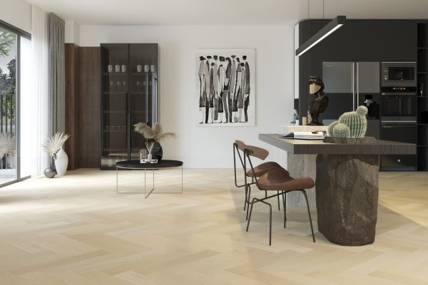 Паркетная доска Quartz Parquet Английская Ёлка Дуб Испанский 33-404 в Кирове