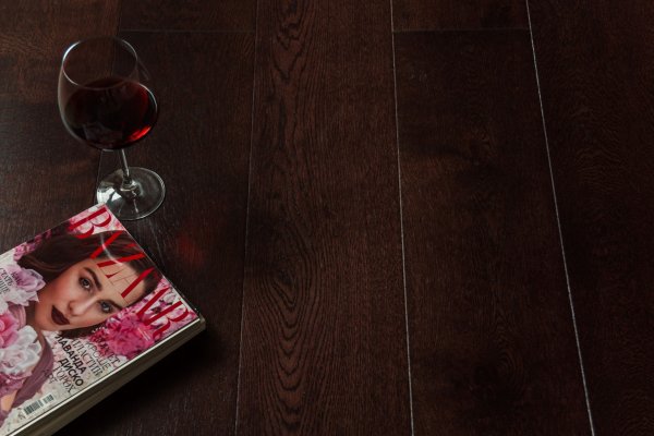 Массивная доска Аmber Wood Дуб кофе браш лак 18*120*300-1800 мм в Кирове