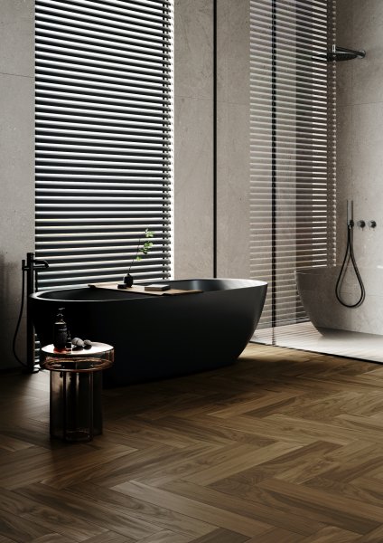 Паркетная доска Quartz Parquet Английская Ёлка Орех Американский 33-400-29 в Кирове